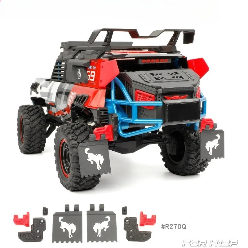Rc Mud Flaps 1/12 Scale Plastic Rear Fender For H12p Bronco Crawler Simulation Modified Rc Car Accessories R270q