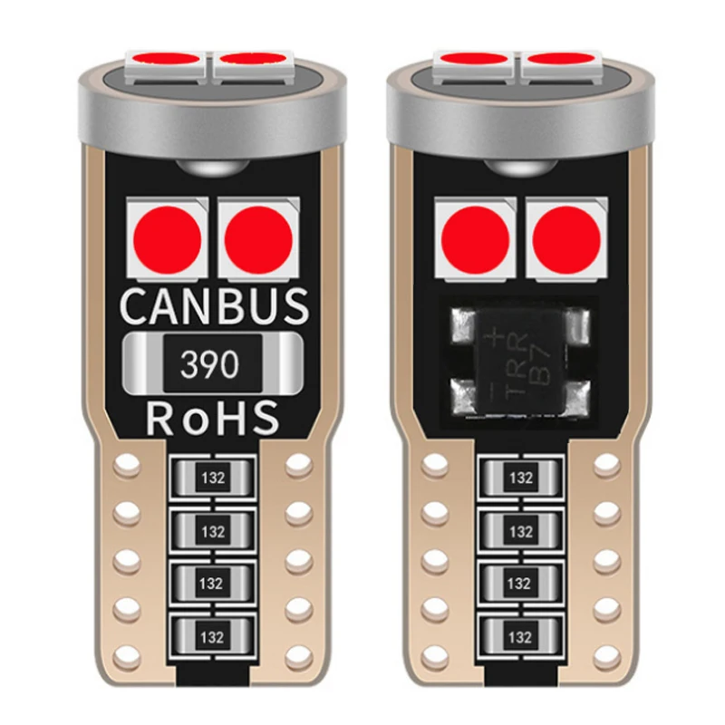 

100 шт. T10 LED W5W 194 168 Автомобильный габаритный фонарь для чтения Авто номерного знака Дверь Задний фонарь Лампа 6SMD 3030 Белый ледяной синий DC12V