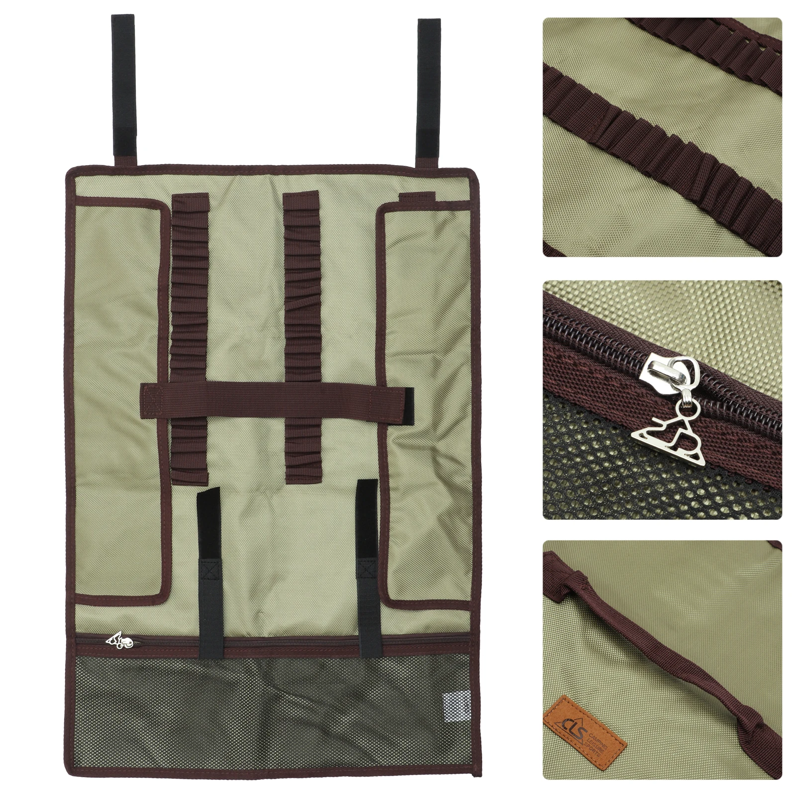 

Tingbag Oxford Cloth Tent Peg Storage Bag Camping Stakes Ground Nails Wind Ropes Hammer Tools Organizer Durable