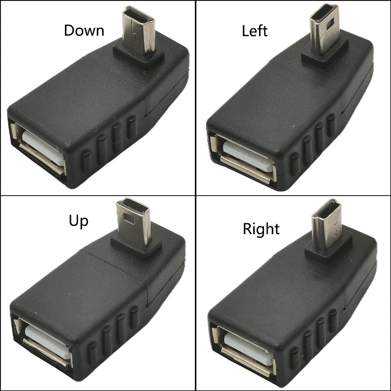 Mini USB do żeńskiego Adapter Usb OTG Mini USB męski do USB żeńskie synchronizacja danych do przenoszenia złącze konwertera do samochodu AUX MP3 MP4