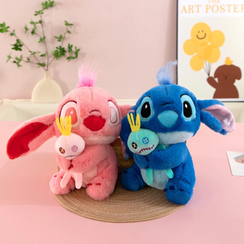 

Disney Stitch Cuddly Stuffed Toy Stitch Jr. in Sakura Color, Adorable Plush Doll, Perfect Children's Birthday Gift 35/45/60/70cm