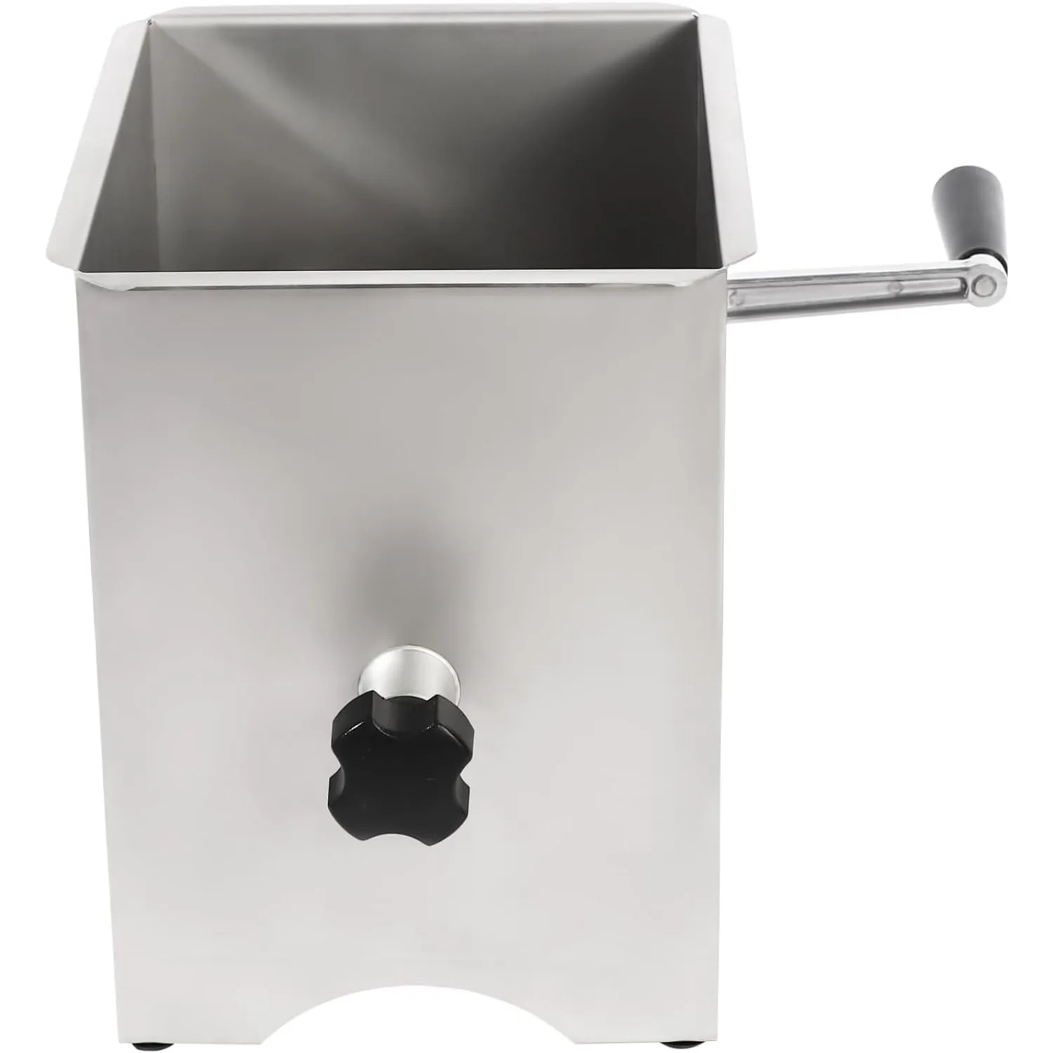 خلاط لحم من الفولاذ المقاوم للصدأ للسجق لحم البقر المفروم والدواجن، خلاط لحم يدوي 20 رطل مع غطاء لخلط بهارات التوابل