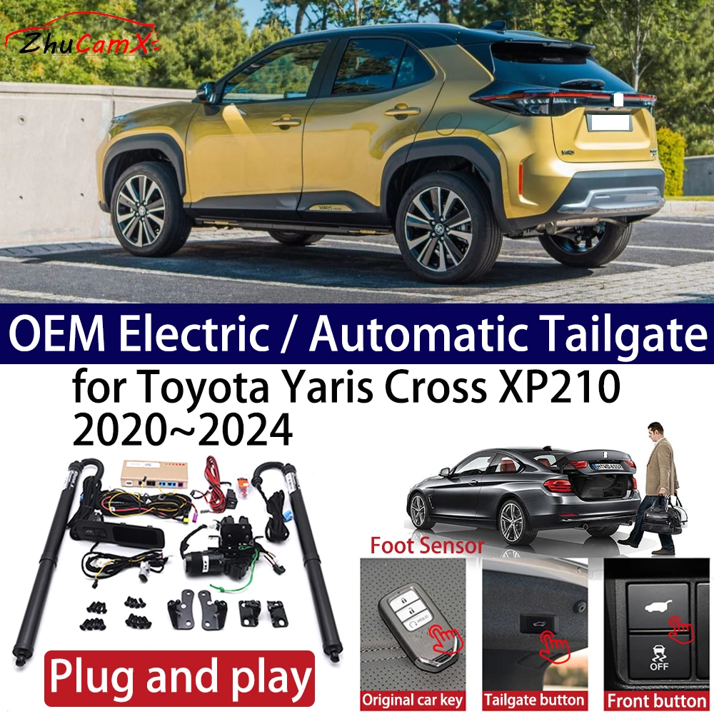 

ZhuCamX for Toyota Yaris Cross XP210 2020~2024 Car Power Electric Automatic One-Click Smart Liftgate Tail Gate Support Opener