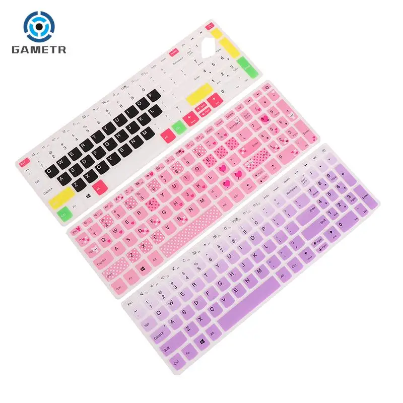 Pelindung sarung Keyboard Laptop silikon, penutup silikon 14 inci/15.6 inci untuk Lenovo IdeaPad 340C 330C 320 310S 510S tahan air