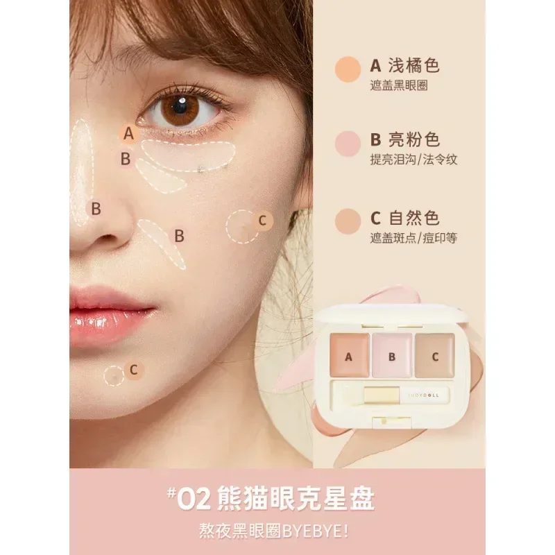 จูดี้ดอล คอนซีลเลอร์ พาเลท ครีมเนื้อเนียน ปกปิดรอยสิว รอยคล้ำใต้ตา คอนซีลเลอร์แต่งหน้า ติดทนนาน ช่วยให้ผิวหน้ากระจ่างใส เครื่องสำอาง