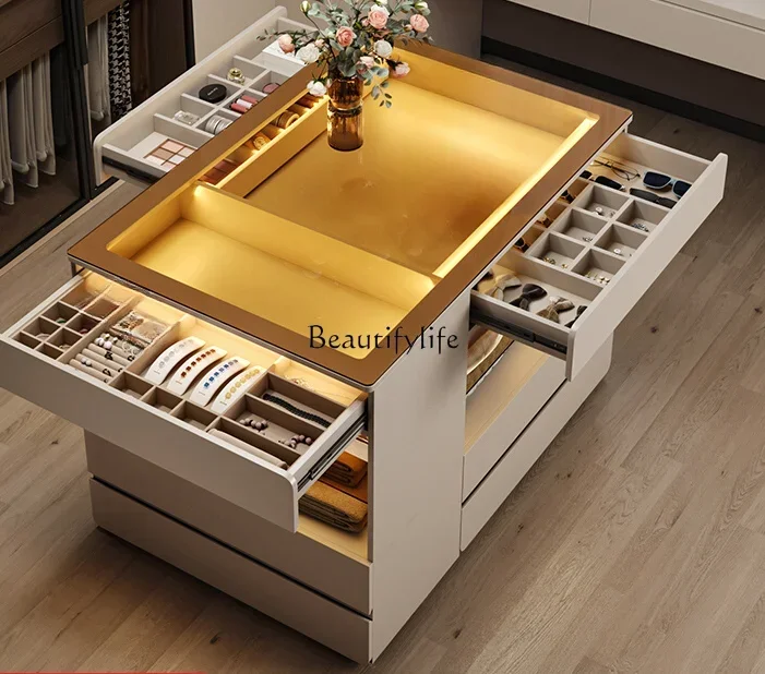 

X4 Milk coffee color master bedroom doublesided chest cabinet small apartment cloakroom Zhongdao Taiwan household locker