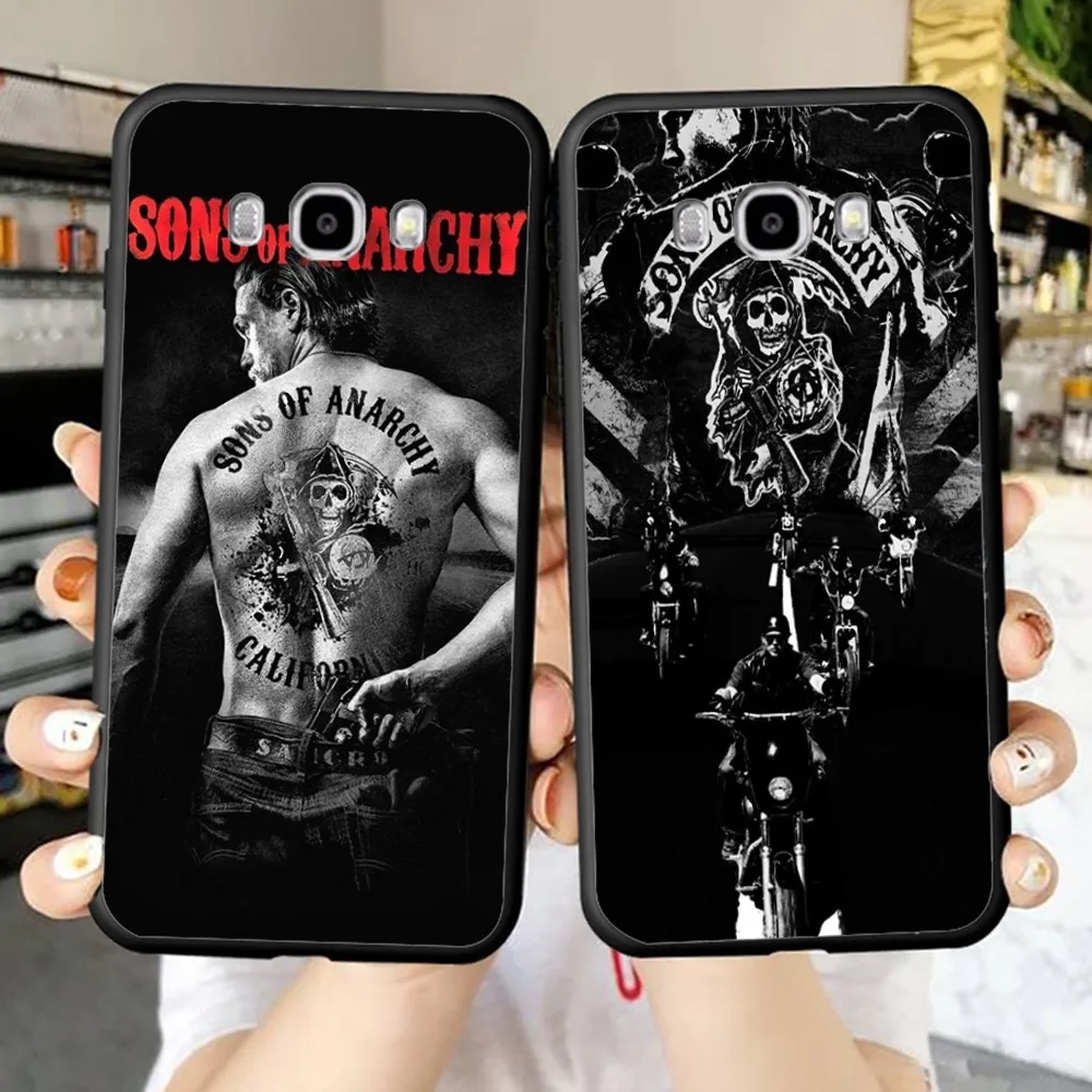 S-Sons of A-Anarchy TV Phone Case For Samsung J 7 plus 7core J7 neo J6 plus prime J6 J4 J5 Mobile Cover