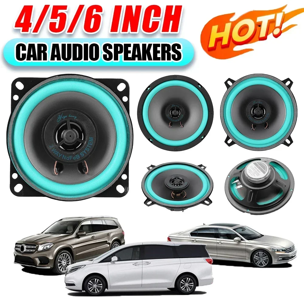 4/5/6 Zoll HiFi Koaxial-Subwoofer 100W/160W Auto-Audio Musik-Stereo Vollbereichs-Frequenz Autolautsprecher
