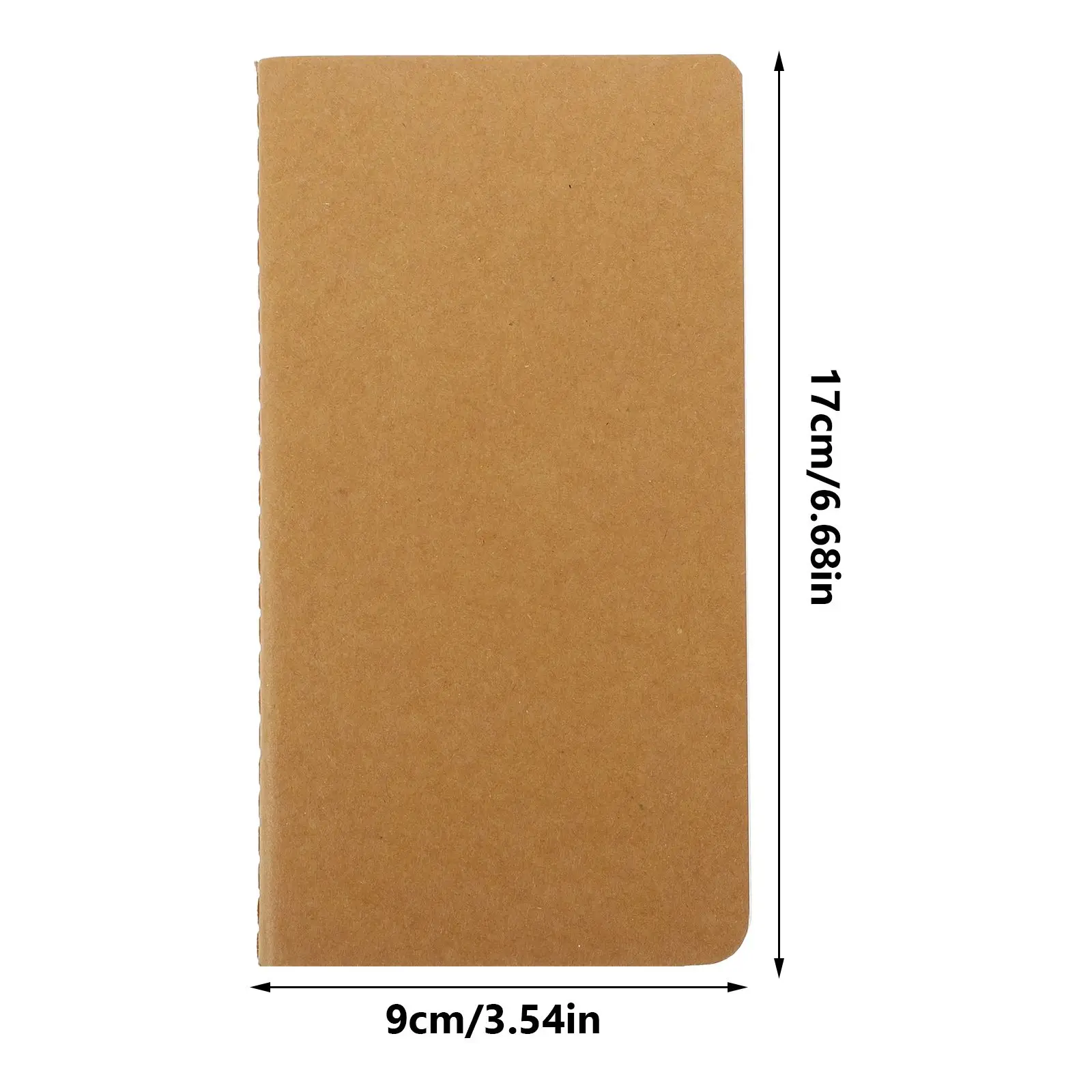 5pcs Blank Cores Kraft Travel Notebook Paper Diary Travel Journal for Students Daily Writing Portable Sketchbook