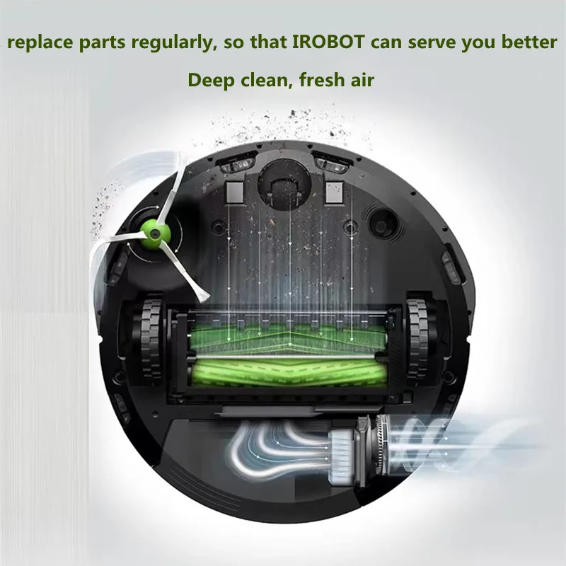 فرشاة الأسطوانة ل iRobot Roomba i3 i4 i6 + i7 i7 Plus J7 j7Plus E5 E6 E7 I/E/J سلسلة روبوت فراغ الغيار استبدال الملحقات