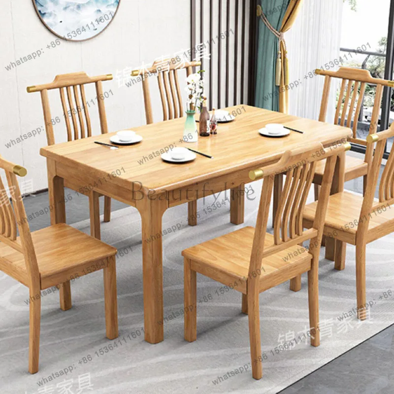 LJY Mobile Coffee Dining Table Restaurant Kitchen Wood Desk Desk Modern Luxury Gaming Dining Table Dining Table Mesa Home Furnit