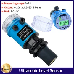 RS485 4-20ma Output Ultrasonic Level Meter Gauge for Grain Granary Silo Level Transmitter Waterproof Ultrasonic Level Sensor