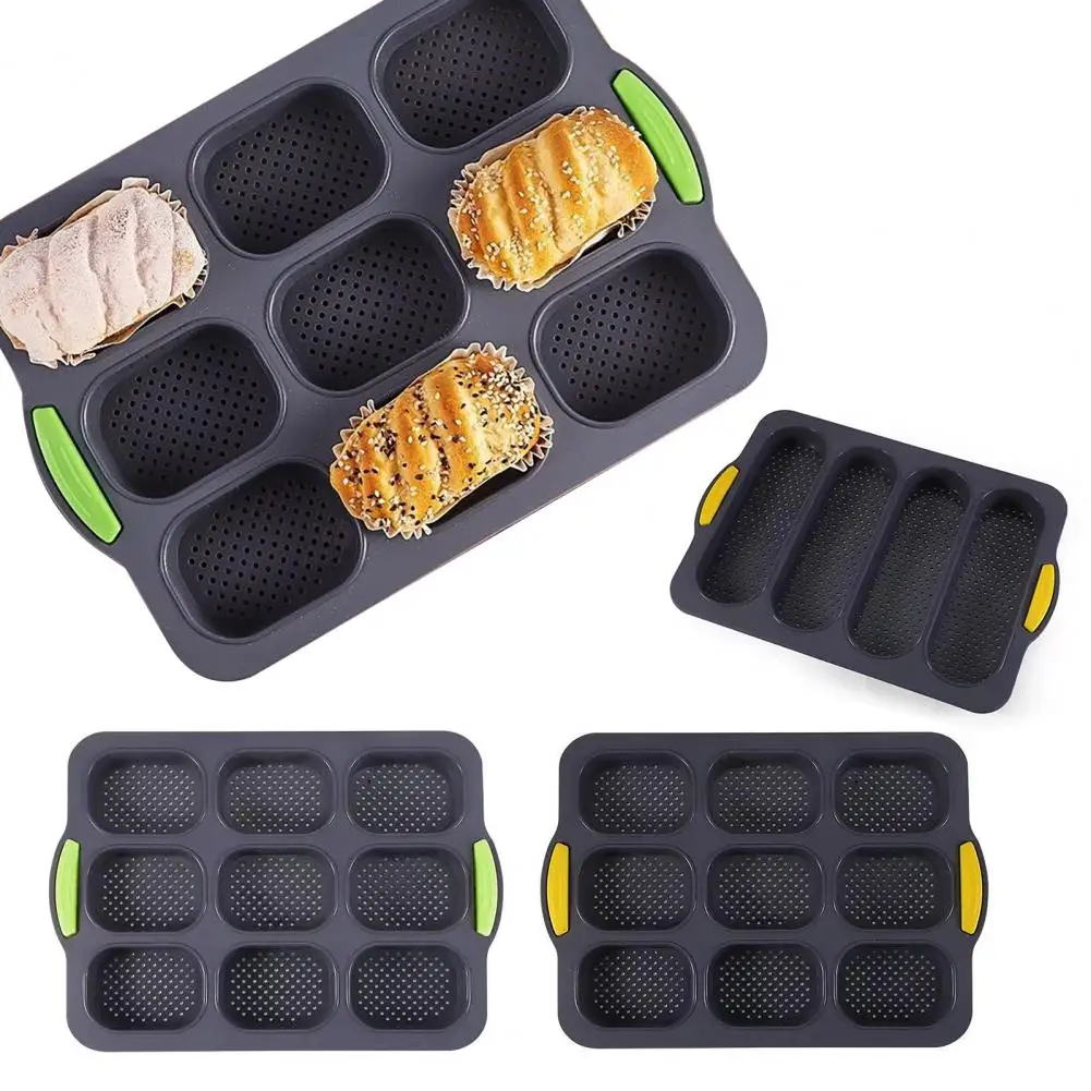 

Silicone Baguette Mold Non-Stick Bread Baking Tray High Temperature Resistant Kitchen Baguette Tray Baking Accessories