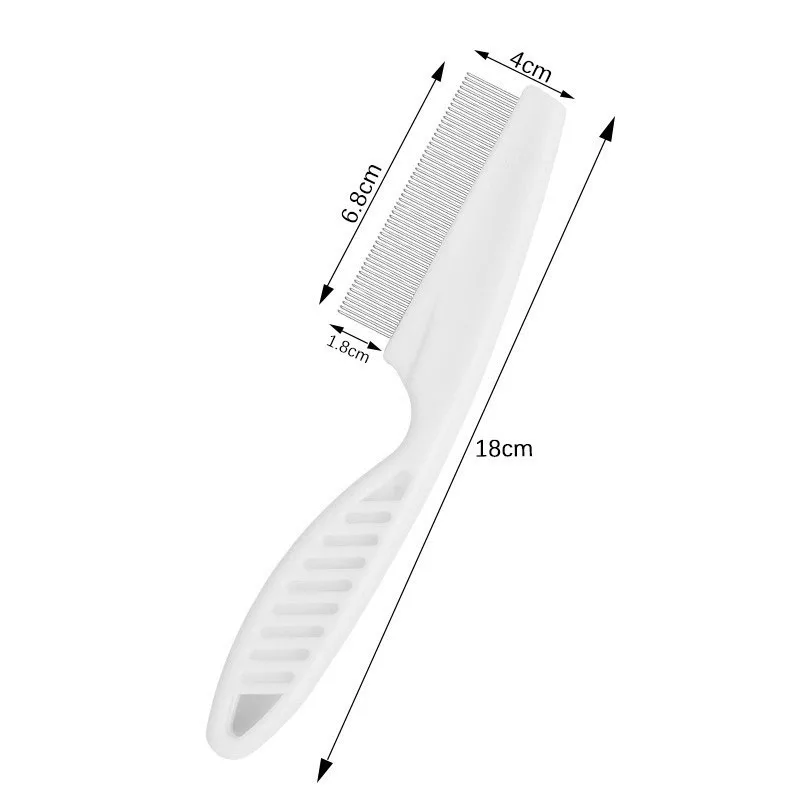 1/2pcs Stainless Steel Fine Tooth Flea Lice Comb Dual Use Dandruff Scalp Cleaning Comb Scalp CRemover Lice Nit Hair Care Combs