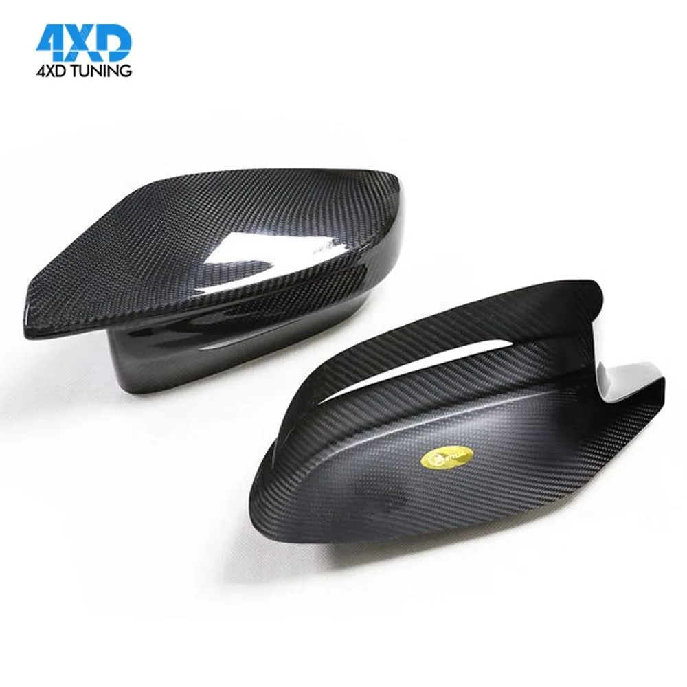 Dry Carbon Mirror Cover For BMW New M3 M4 Series G80 G82 G83 Add On Style  RearView Mirror Cover Glossy LHD Only 2021-up