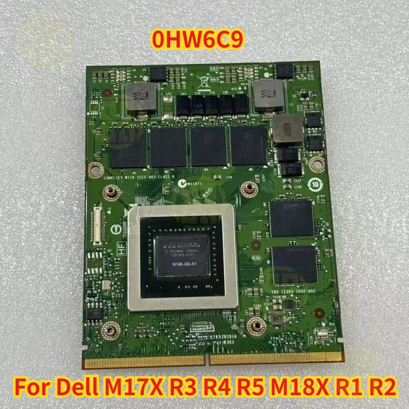 

HW6C9 0HW6C9 CN-0HW6C9 для Dell M17X R3 R4 R5 M18X R1 R2 GTX770M 3G видеокарта VGA