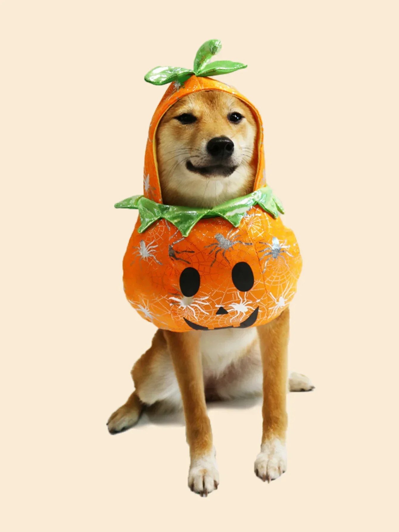 Dog Cat Halloween Pumpkin Costume Pet Cosplay Costumes Puppy Warm Outfits Hoodie Animal Autumn Winter Clothes