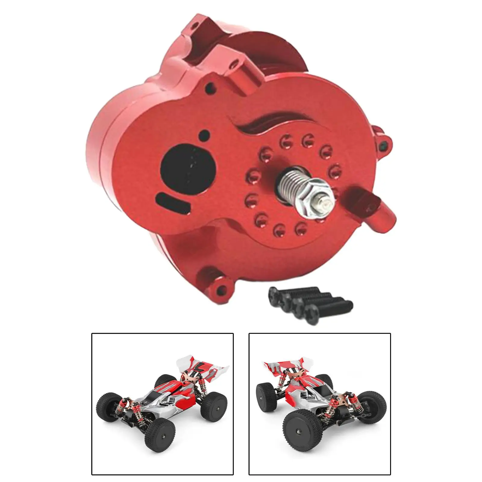1:12 Scale Complete Transmission Gearbox Easy to Install for MN128 MN86 RC Hobby Car