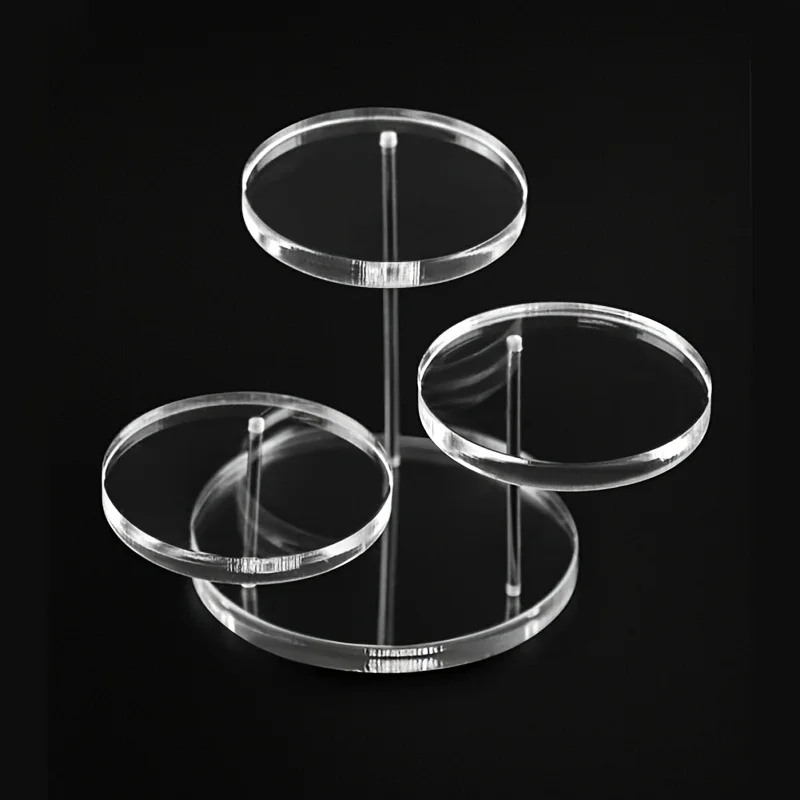 

Clear Acrylic 3-Layer Showcase, Multi-purpose Storage Rack for Rings, Accessories and Daily Decor