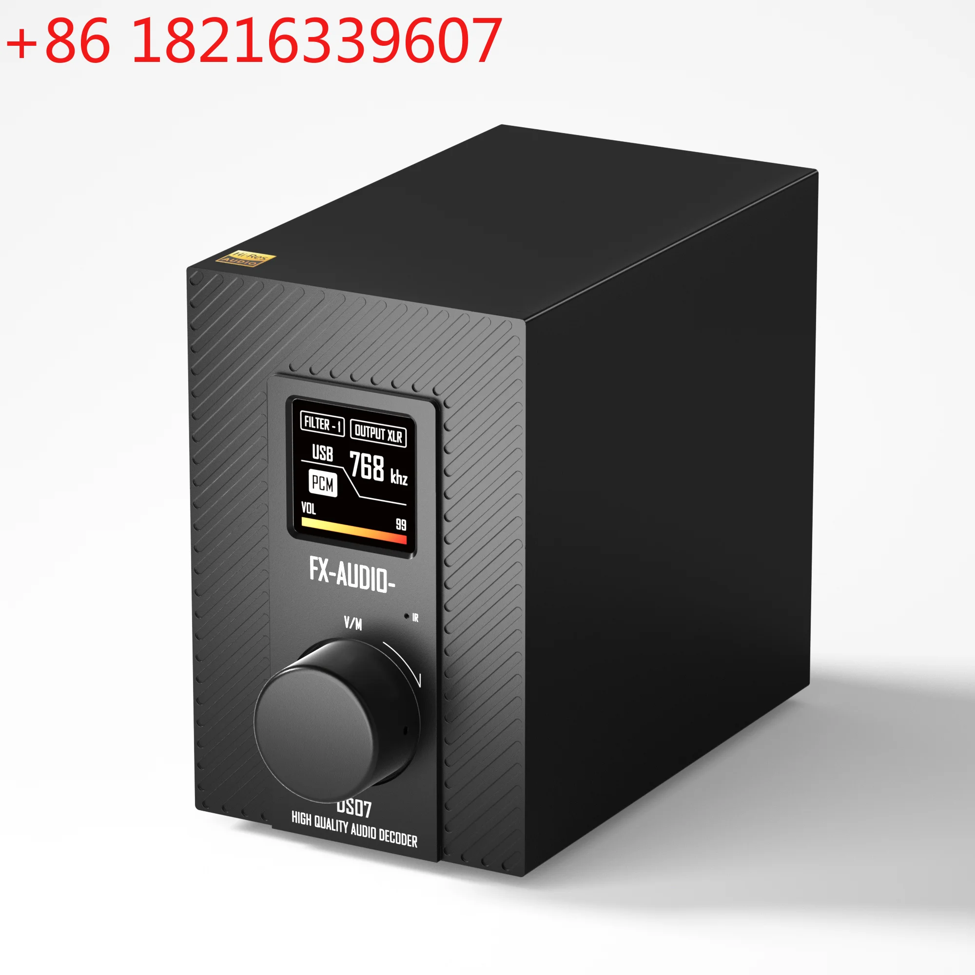 YAO FX-AUDIO- DS07 QCC5125 Bluetooth 5.1 Audio decoder LDAC HD HIFI ES9068AS MQA DAC XLR Balanced decoder with remote control DS