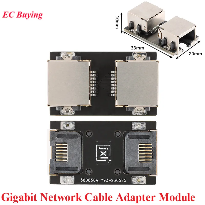 Gigabit Network Cable Adapter Module RJ45 to Interface Network Extension Connector laptop Registered Jack to Connector Socket