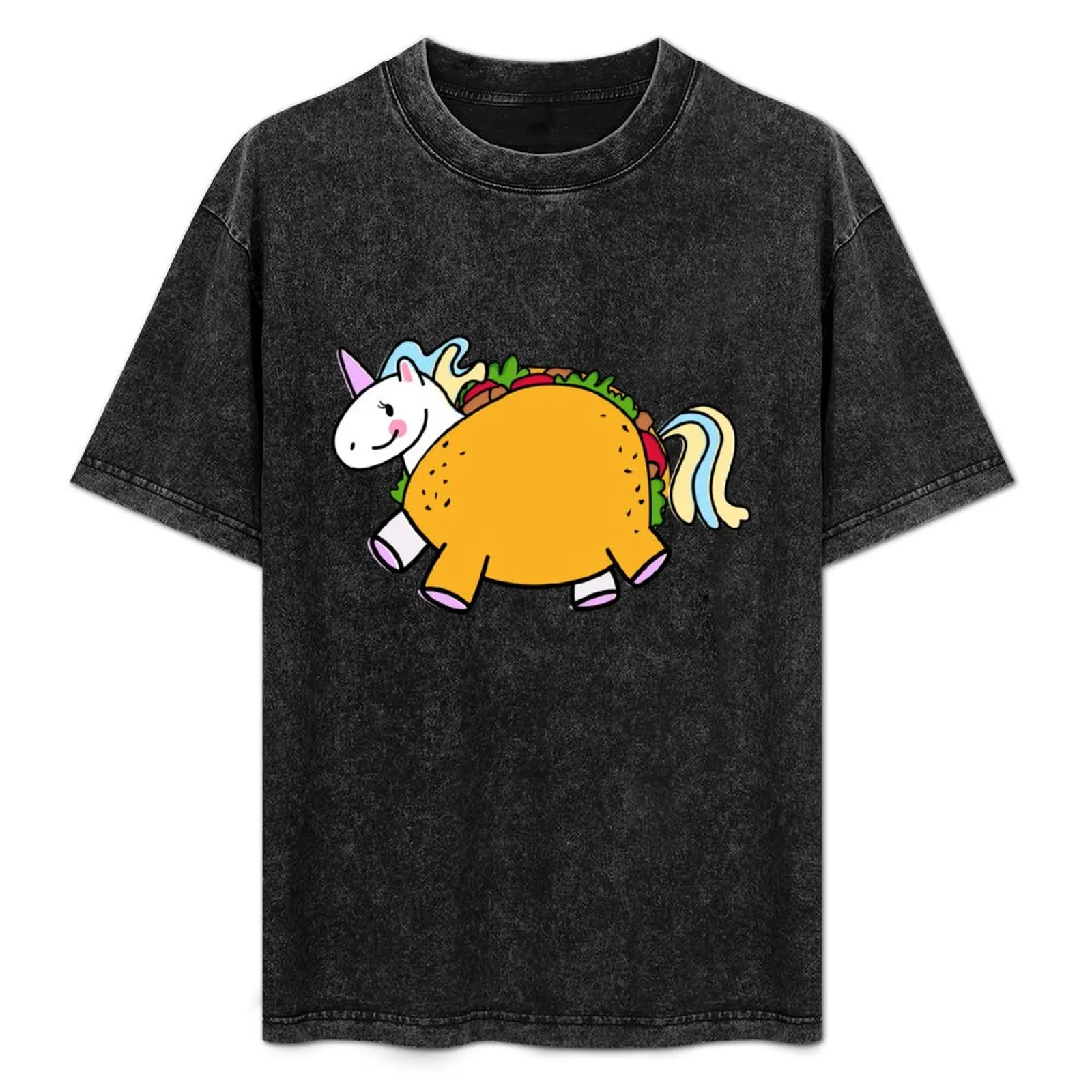 

Taco Unicorn T-Shirt Casual All Match Tee Shirt for Men