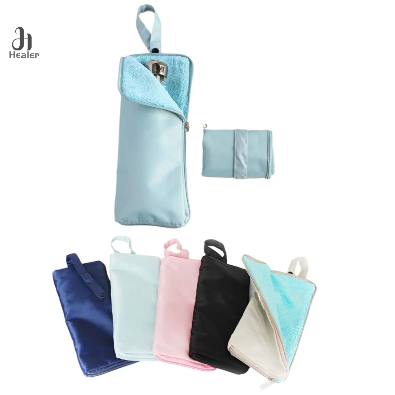 Small Fresh Print Pattern Umbrella Storage Bag Clutch Type Absorbent Folding Umbrella Bag Go Out Portable Waterproof Storage Bag