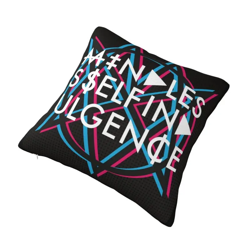 Custom Nordic Msi Mindless Hip Hop Punk Rock Self Indulgence Sofa Cushion Cover Soft Electro Pillow Case