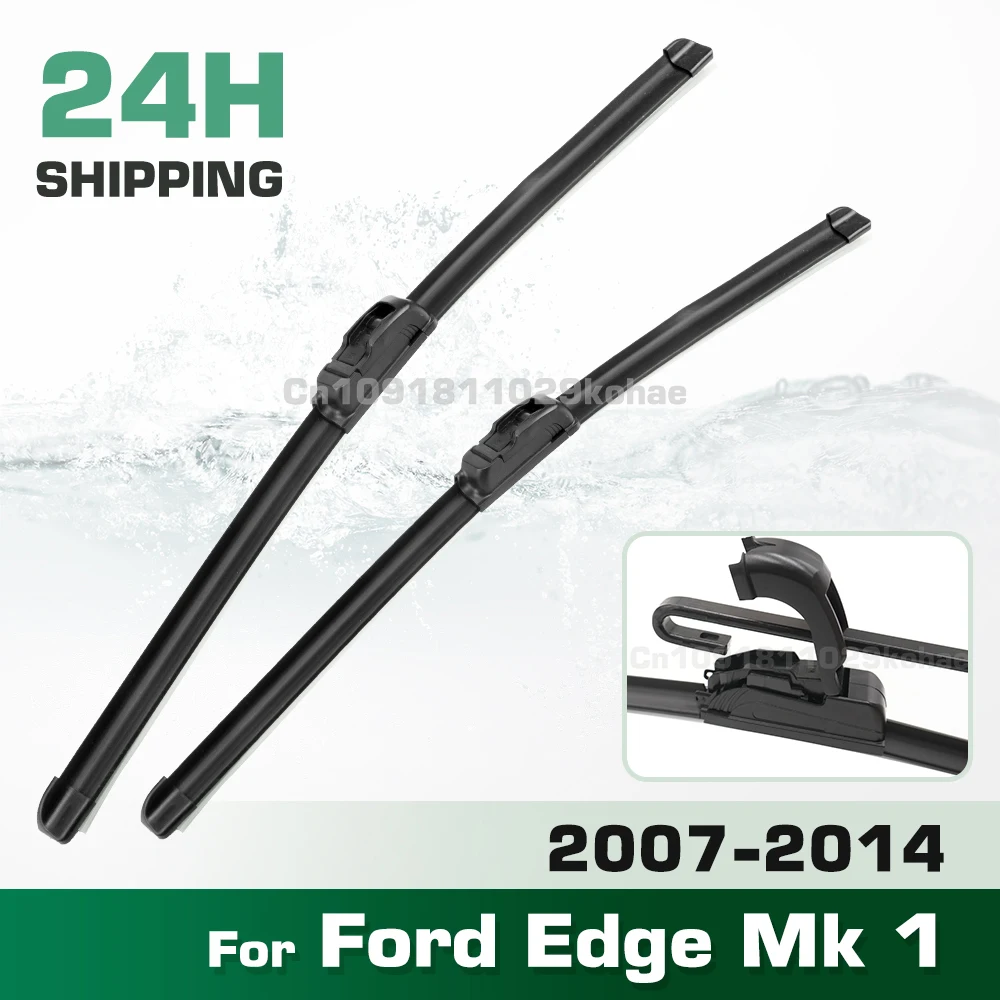 

GREATROAD Wiper LHD&RHD Front Wiper Blades Set For Ford Edge Mk 1 2007 - 2014 Windshield Windscreen Window Brush 26"+20"