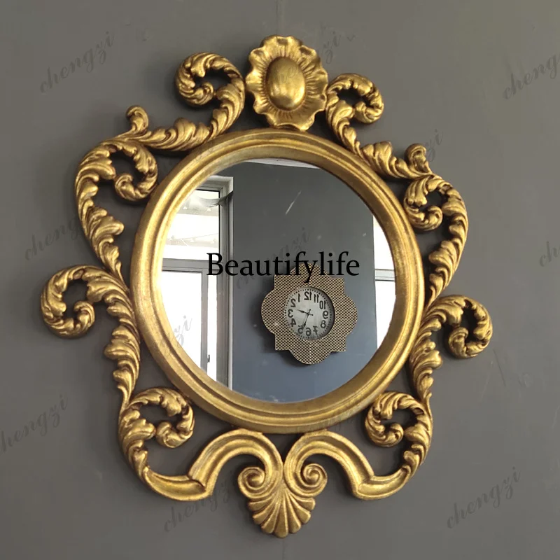 K182  Cheap Creative Mirror Small Accent Luxury Design Interior Fashion Asymmetrical Hotel Mirror Universal