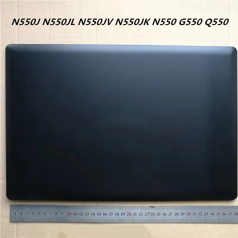 Nova tampa traseira da tela lcd para asus n550j n550jl n550jv n550jk n550 g550 q550 moldura quadro habitação capa