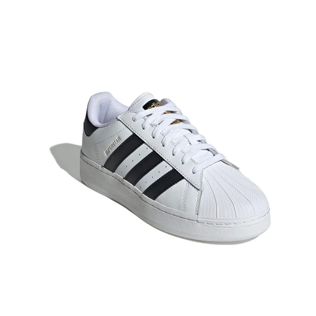 Adidas SUPERSTAR XLG Shellhead Trendy awangardowe niskie szorty męskie i damskie buty na co dzień biało-czarne kolorowa