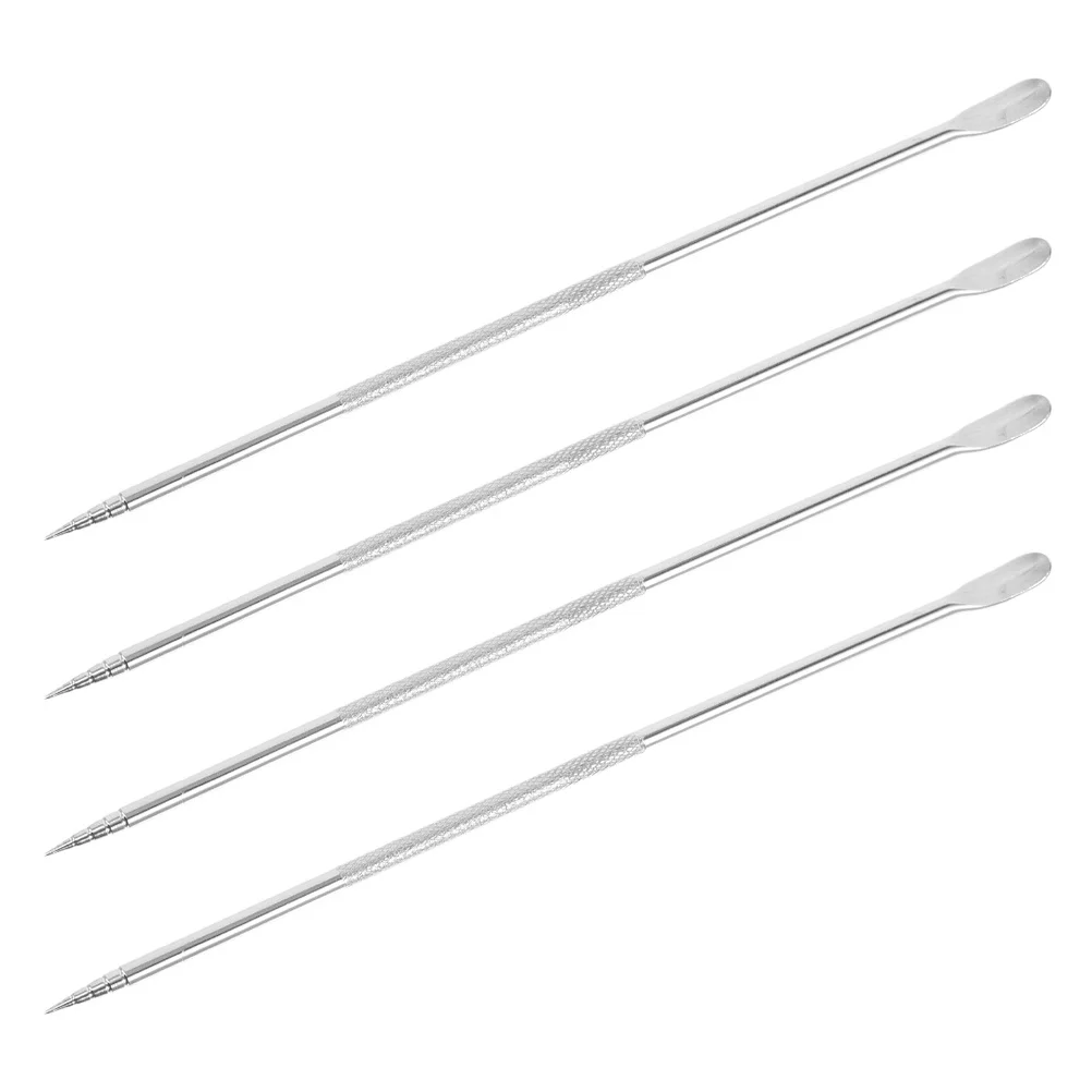 

4Pcs Latte Art Pen Set Stainless Steel Coffee Stirrers and Needles for Creating Intricate Coffee Designs At Home Restaurant Or