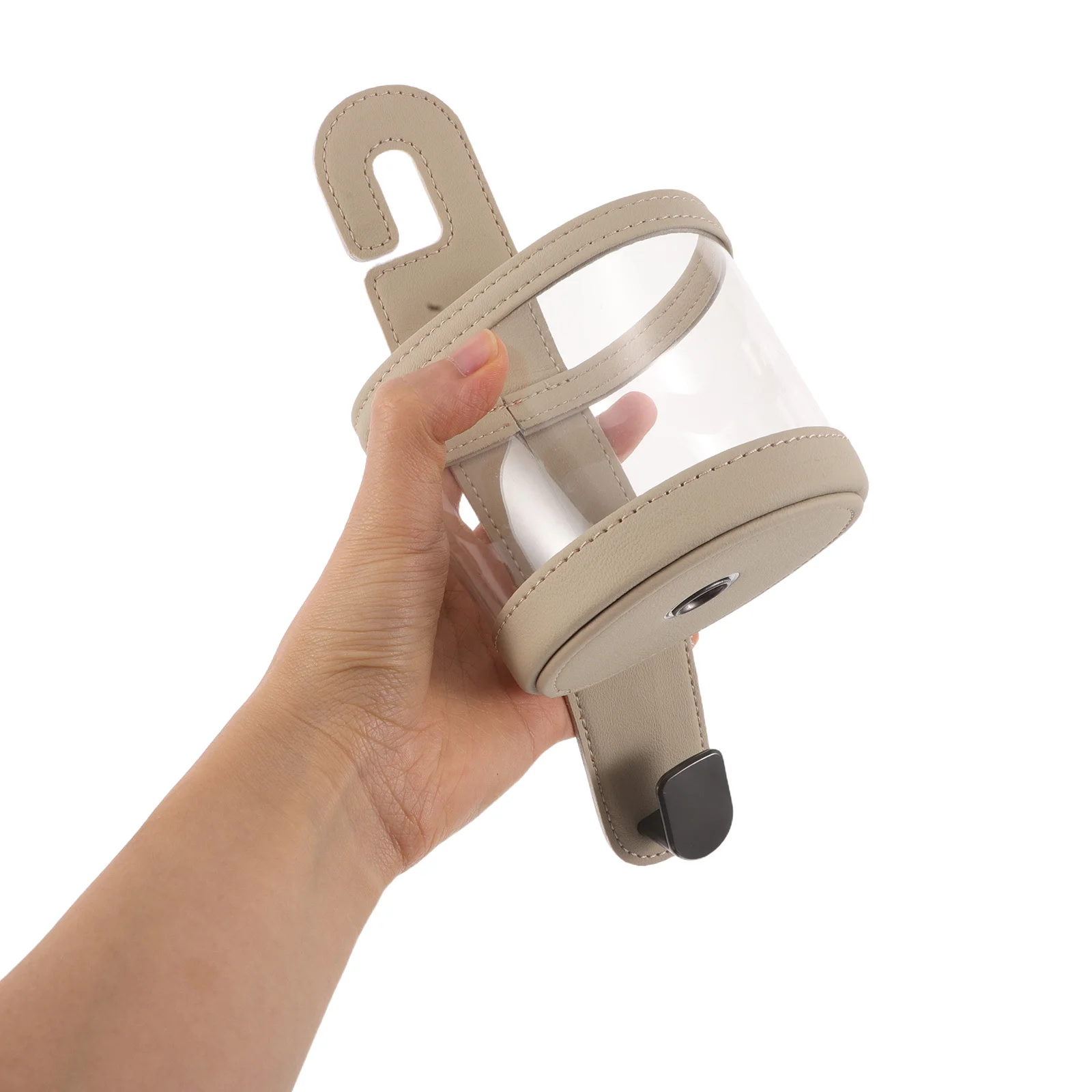 

Car Beverage Cup Holder Multi-Purpose Storage Rack for Water Bottles Phones Back Seat Organizer Stable on Roads