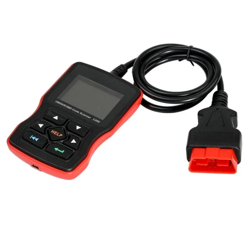 C200 obd2 scanner multilingual car fault diagnosis instrument fault light light clear