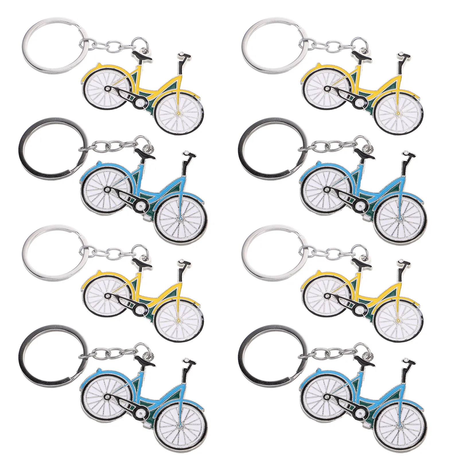 8-pecas-chaveiro-de-bicicleta-de-metal-moderno-pingente-miniatura-estiloso-para-estudantes-ciclistas-acessorios-para-mochilas-e-chaveiros