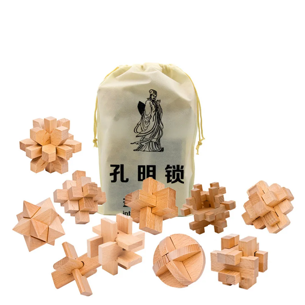 

Набор деревянных головоломок Лу Бань: развивающая интеллектуальная головоломка-куб, игра для развития интеллекта, релаксации и вечеринок, сделай сам