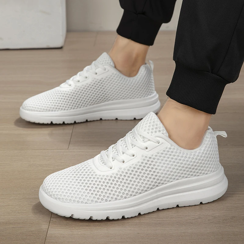Wide Toe Casual Sneakers For Men Women Walking Shoes Breathable Mesh Women's Sports Sneakers Comfy Non-slip Men's Barefoot Shoes