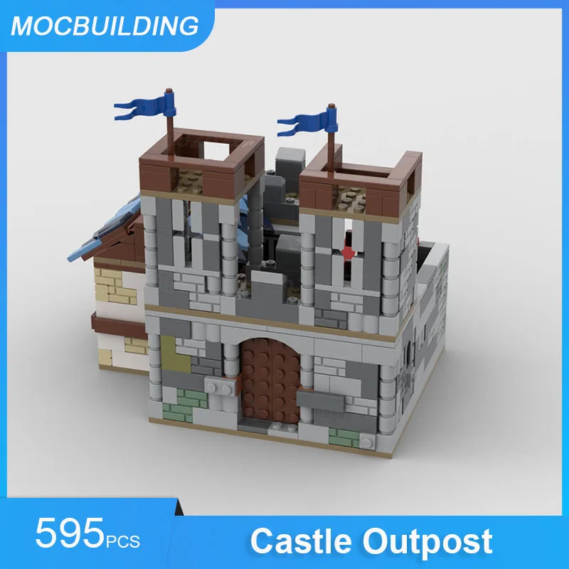 

MOC Building Blocks Castle Outpost - 31120 + 21325 Alternate Model Architecture DIY Assemble Bricks Collection Toys Gifts 595PCS