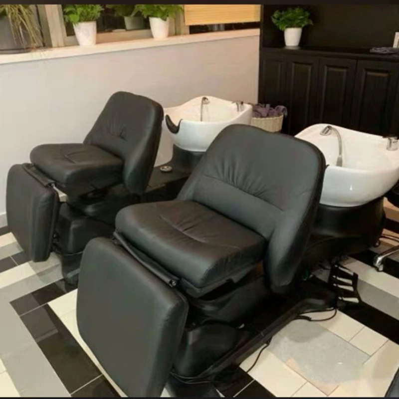 Hair Spa Massage Bed Reclining Chair Aesthetic Nursing Shampoo Water Hoop Professional Hairdresser Washing Haarwasstoel Machine