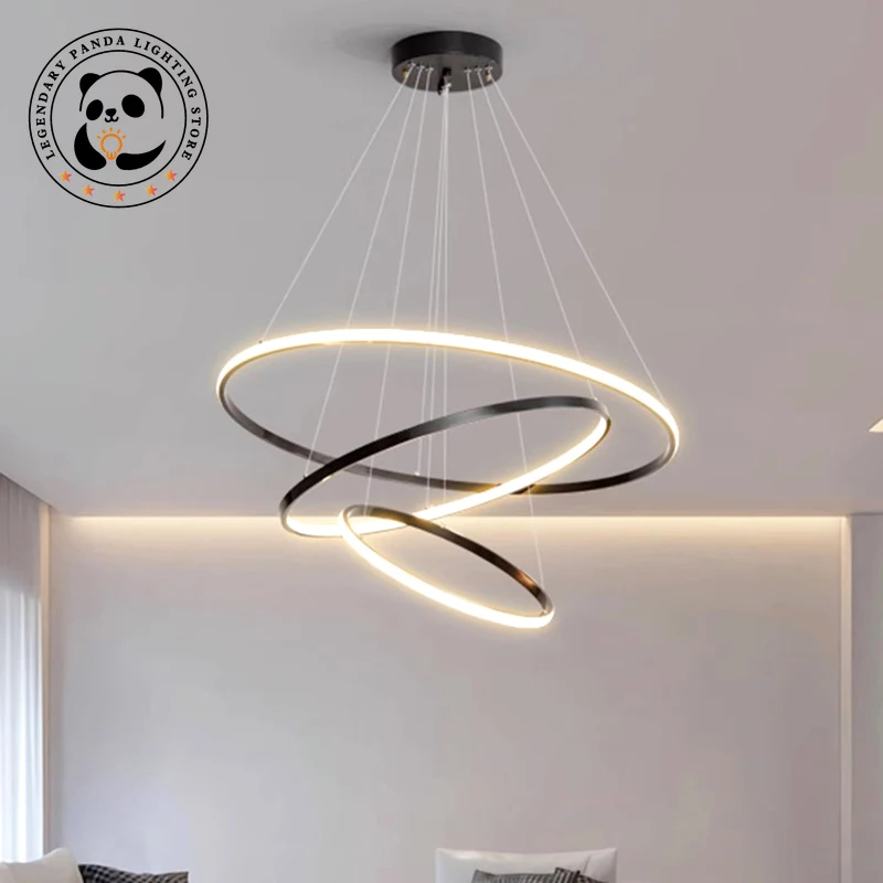 Modern Simple Pendant Lights Designer Metallic Luster Lamp Fixtures Dining Room Hotel Lobby Villa Hanglamp Woonkamer Chandeliers