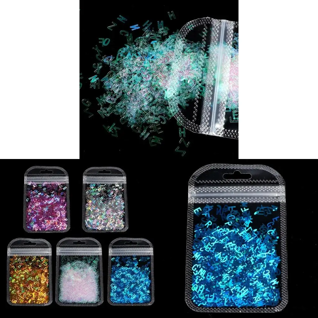 English Chunky Glitter Flakes Resin Epoxy Glitters Sparkles Festival