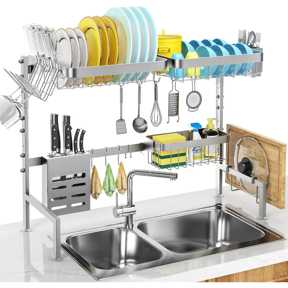 304-aco-inoxidavel-sobre-o-pia-prato-secagem-rack-comprimento-ajustavel-escorredor-de-prato-conjunto-completo-organizador-de-pia-de-cozinha