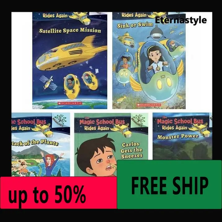 Le bus scolaire magique, 5 volumes, livres d'histoires pour enfants, livres de science-fiction