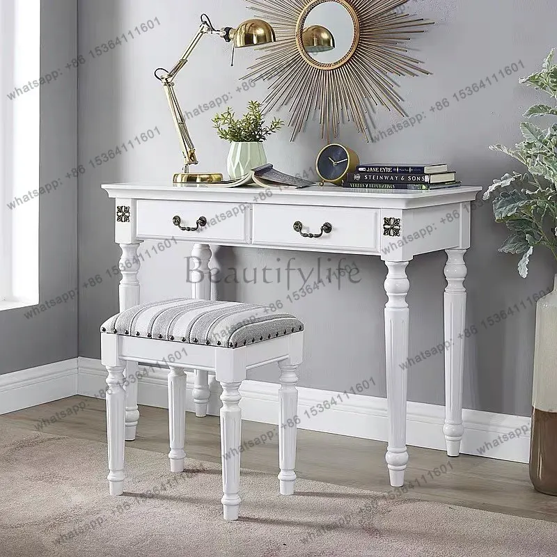 

American simple solid wood home desk student desk computer desk