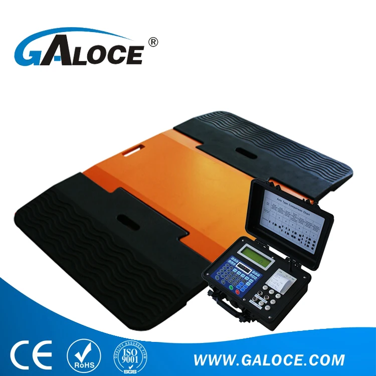 GPWA02 Pesadora de ruedas pesadas Báscula de pesaje para automóvil de 20 toneladas