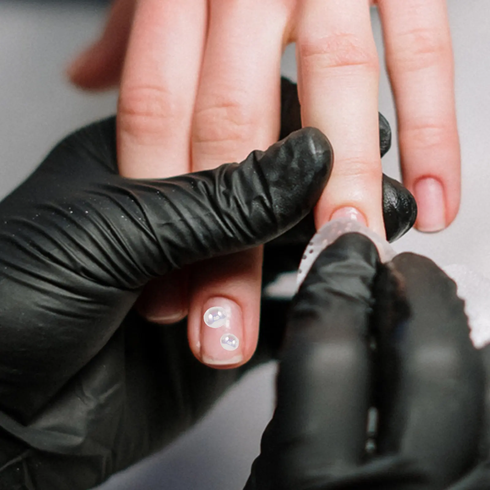 

1 Box Assorted Half Round Pearl Nail Charms Exquisite Colored Nail Art Decorations for Salon Home DIY Projects Accessories