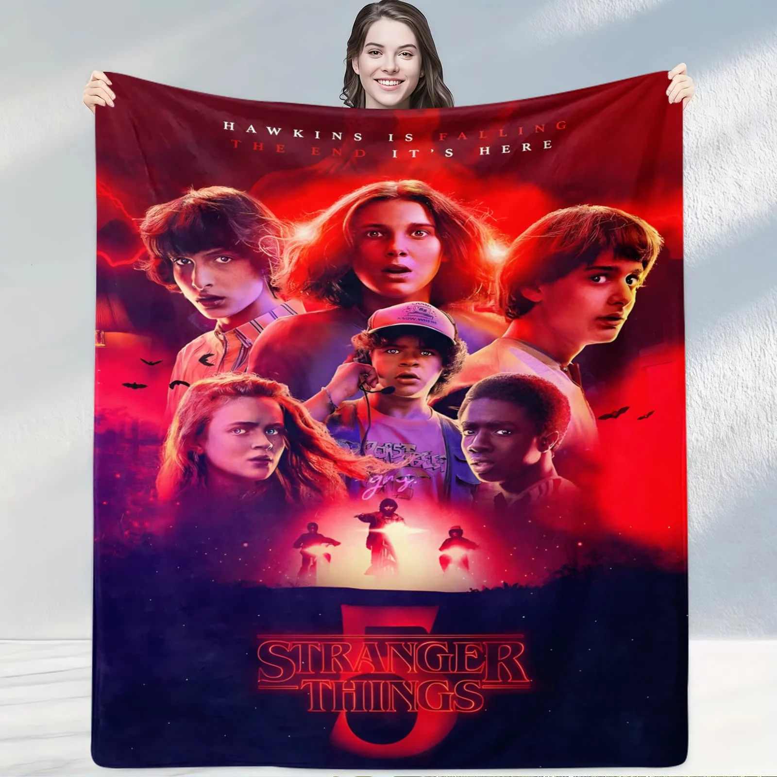 

Плед «Красный финал» (Scarlet Final Chapter) от Group Sci-Fri: уютный мягкий плед для гостиных и фан-комнат, идеален для любителей триллера