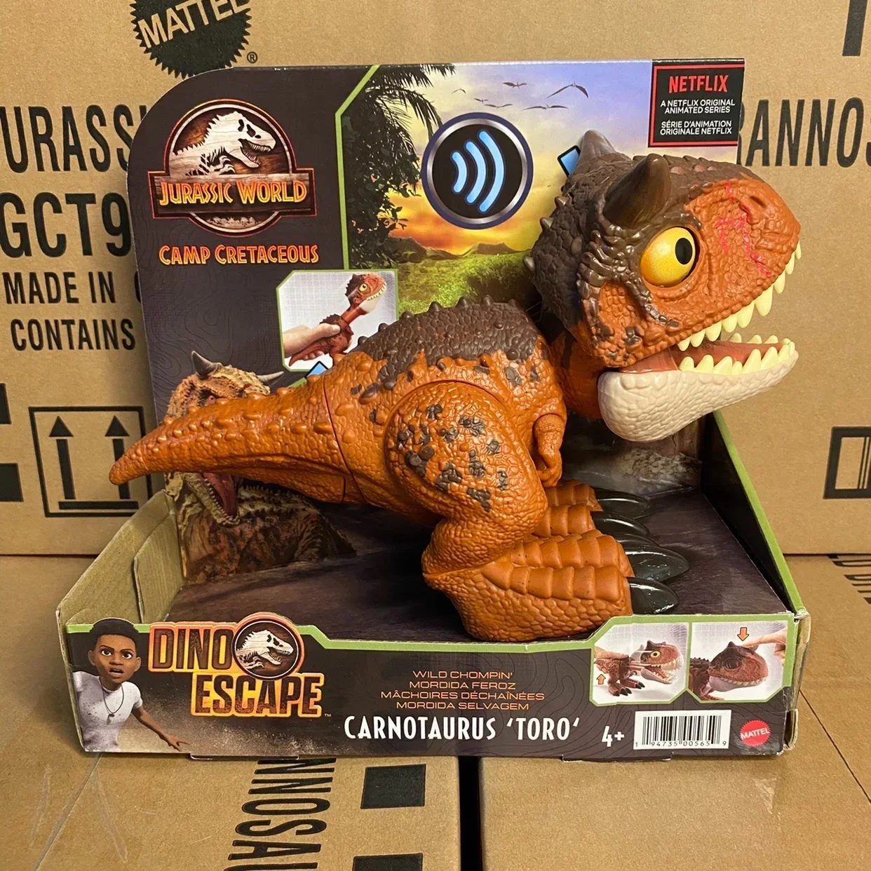 

Jurassic World Interactive Q Edition Cute Pet Dragon Sound Effect Carnivorous Dinosaur Model Children's Male Toy Collectible Mod