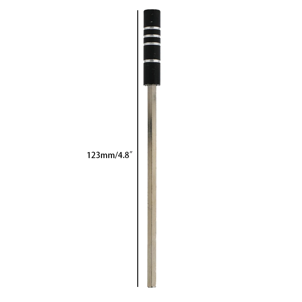 Asta di prolunga per albero magnetico in metallo da 123mm adattatore per presa con gambo esagonale da 4mm per utensili manuali con supporto per punte per cacciavite da 1/8 \"